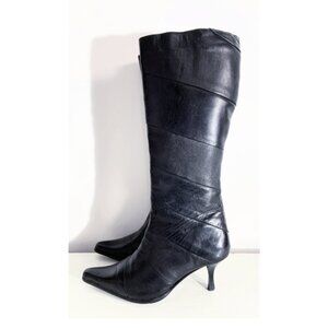 PRISM Black Heeled Boots